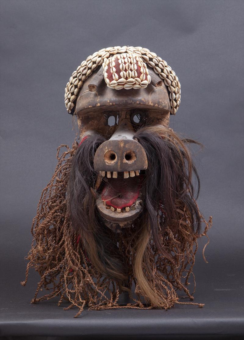 IGavel Auctions West African Animal Mask 20th Century IGavel Auctions West African Animal Mask 20th Century