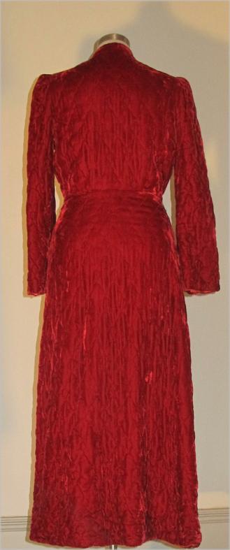 silk velvet bathrobe