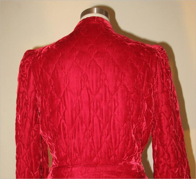 silk patchwork robe
