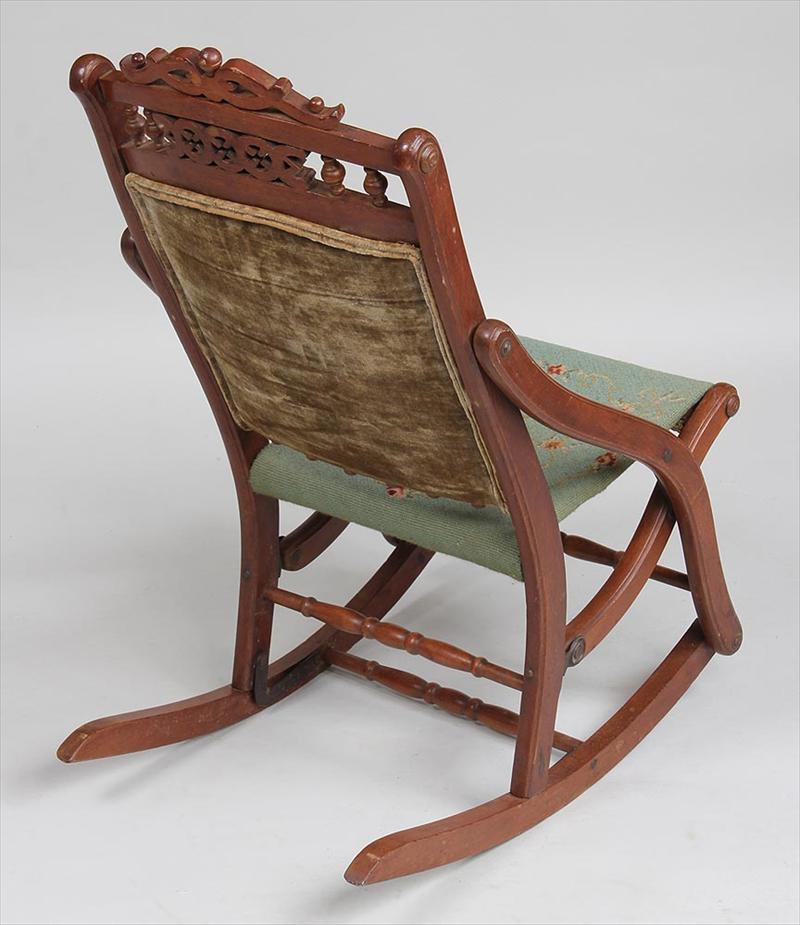 Igavel Auctions Civil War Officers Folding Rocking Chair Fr3sh