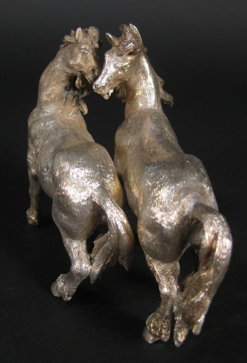 antique silver animal figures