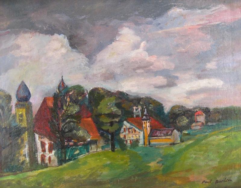 iGavel Auctions: Paul Burlin, American, 1886-1969, In the Country, oil