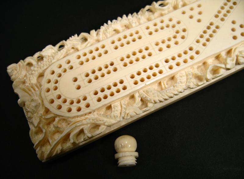 cribbage game ivory