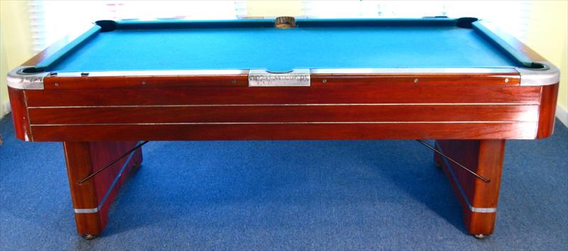 valley pool table serial number location