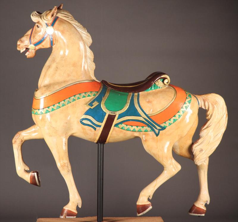 stuffed carousel horse