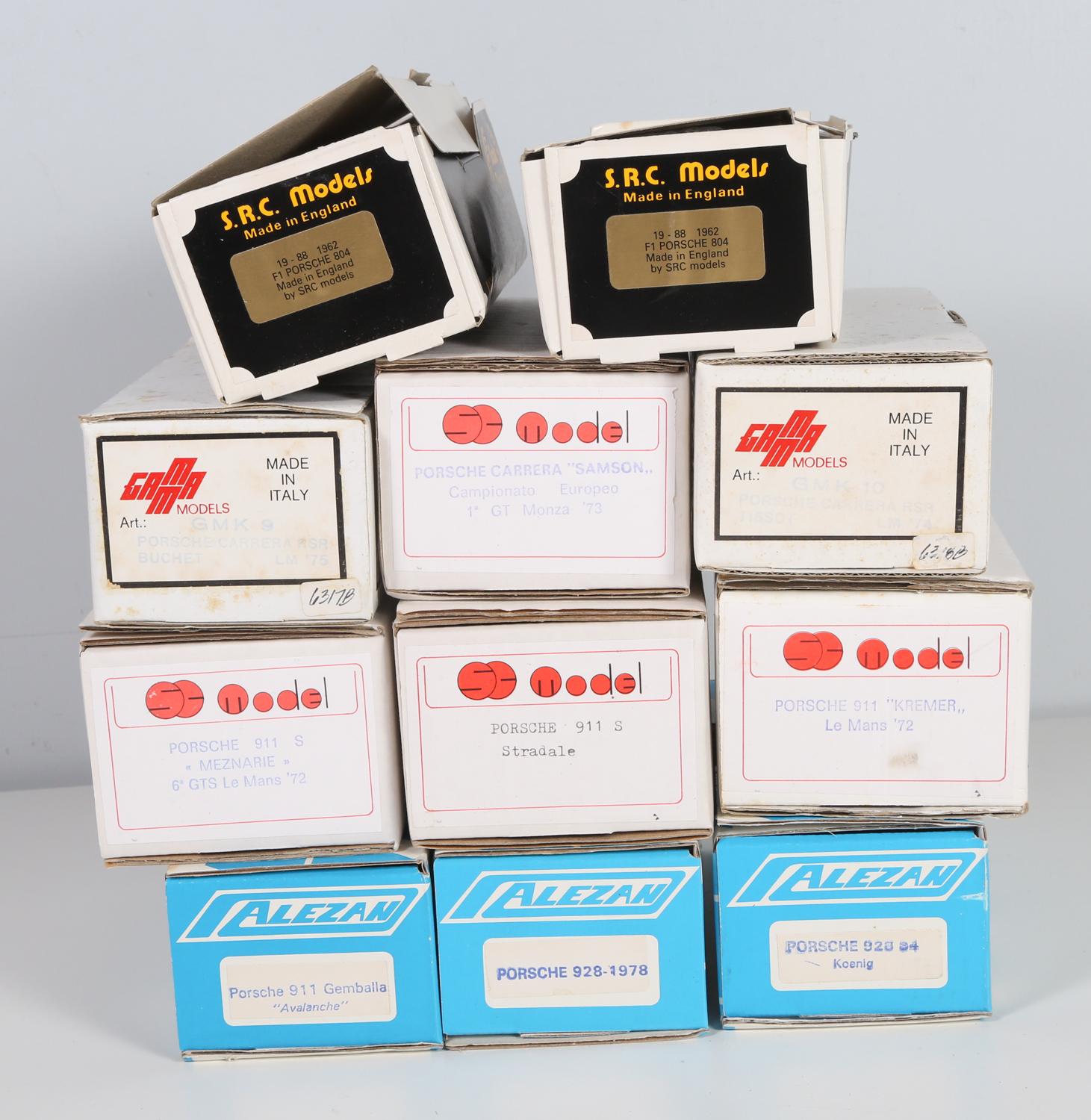 Group of Eleven 1:43 Scale Model Kits by Alezan SRC Models SC Models ...